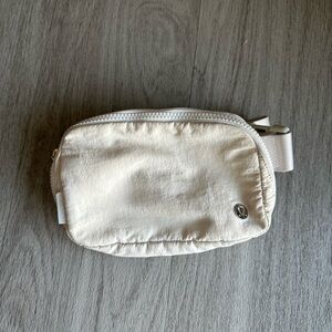 Lululemon off white/cream belt bag